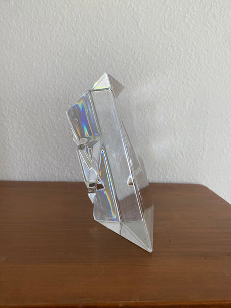 RARE! Baccarat Crystal Optical Illusion Star of David