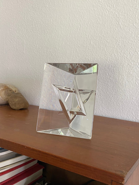 RARE! Baccarat Crystal Optical Illusion Star of David