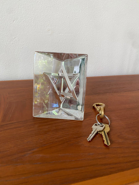 RARE! Baccarat Crystal Optical Illusion Star of David