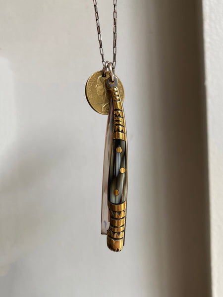 Spanish Stiletto Knife Necklace