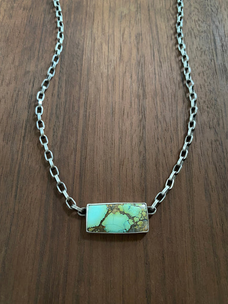 OOAK Blue Moon Turquoise Chain