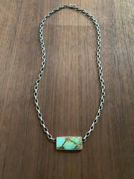 OOAK Blue Moon Turquoise Chain