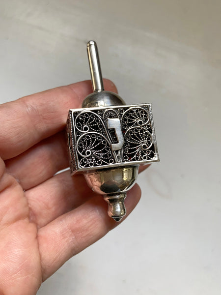 Vintage Sterling Silver Dreidel