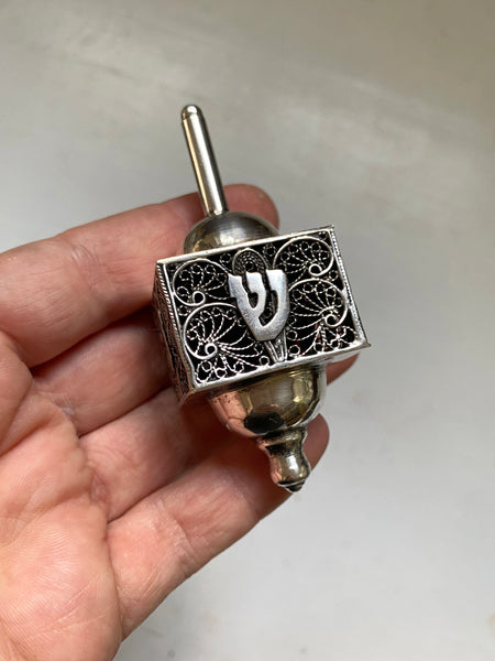 Vintage Sterling Silver Dreidel