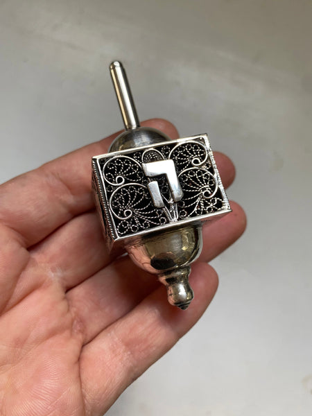 Vintage Sterling Silver Dreidel