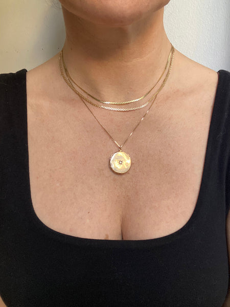 Vintage Flat "S" Link Chain (14k)