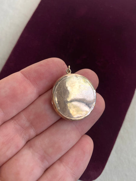 Antique Diamond Starburst Locket (10k)