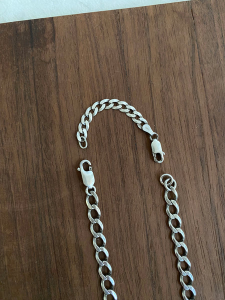 OOAK Obsidian Twin Chain