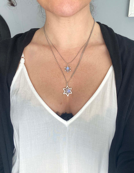Little Chutzpah with Moonstone *comes with chain*