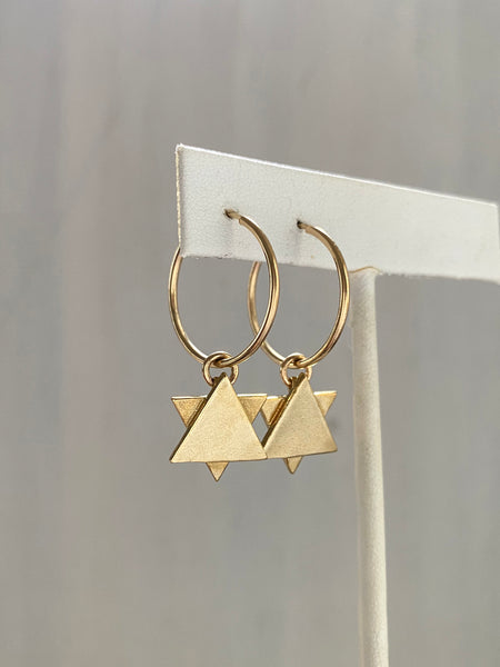 *Single* Endless Hoop with Star Charm