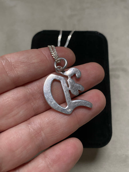Vintage "D" Monogram Letter Charm
