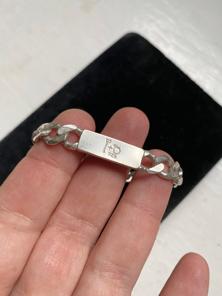 OOAK Kingman Turquoise Curb Link Bracelet