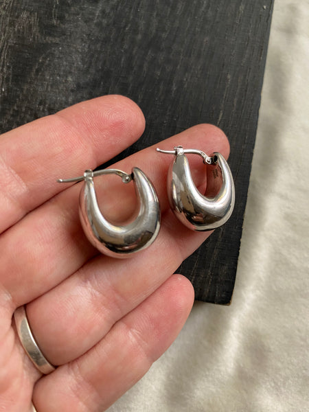 Vintage Dew Drop Hoop Earrings