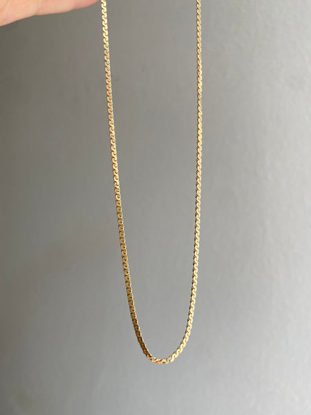 Vintage "S" Link Chain (14k)