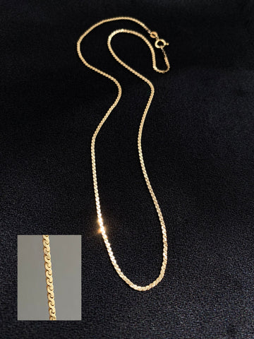 Vintage "S" Link Chain (14k)