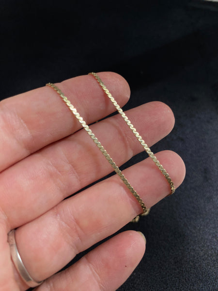 Vintage "S" Link Chain (14k)