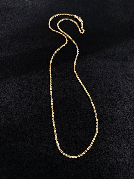 Vintage Rope Chain Medium (14k)