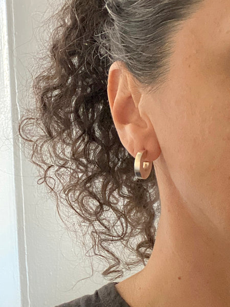 Vintage Geometry Hoop Earrings