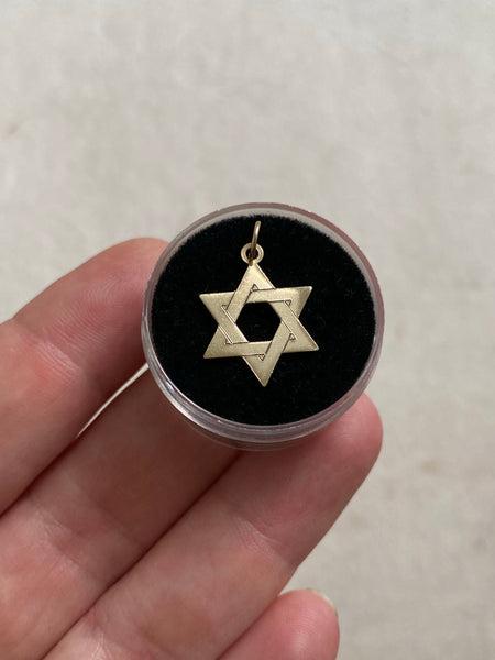Vintage 14k Star of David Charm