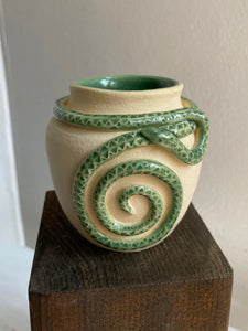 Small Jade Snake Vase