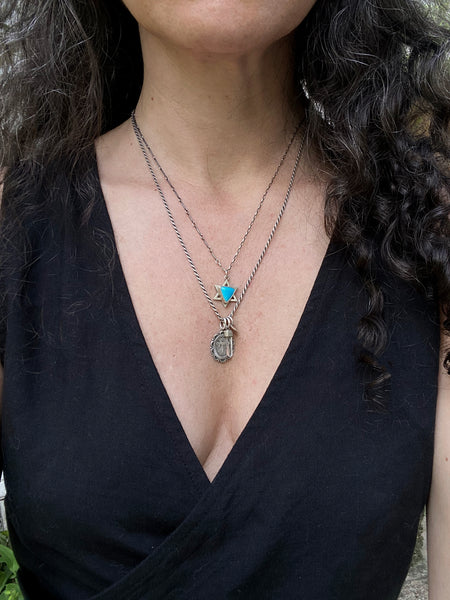 Crystal Chai Necklace