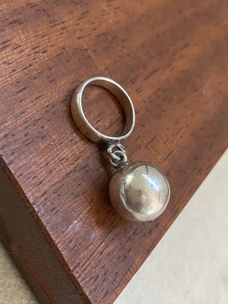Vintage Ball Chime Ring Sz 5