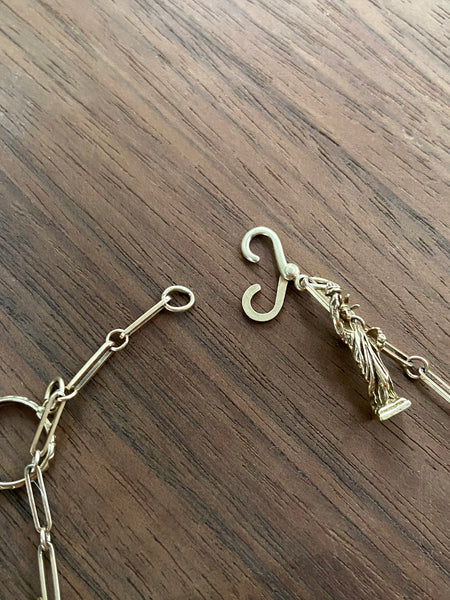 Vintage Summer in the City Charm Bracelet (10k)
