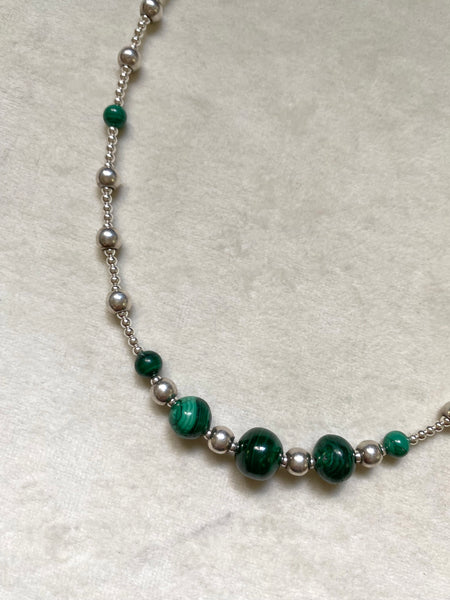 OOAK Malachite Nights Necklace