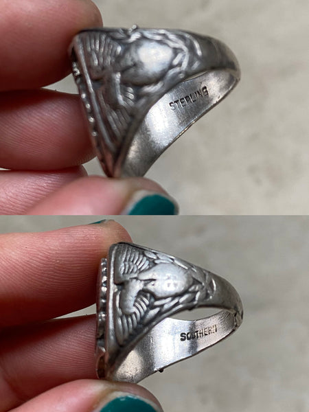 Vintage Future Farmer's Signet Ring Sz 7.75