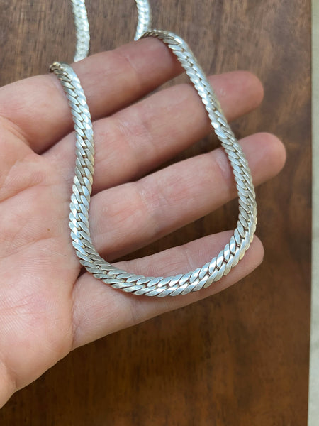 16" Vintage Flat Curb Chain