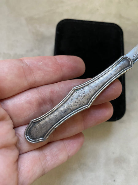 Antique Coin Silver Fruit Knife