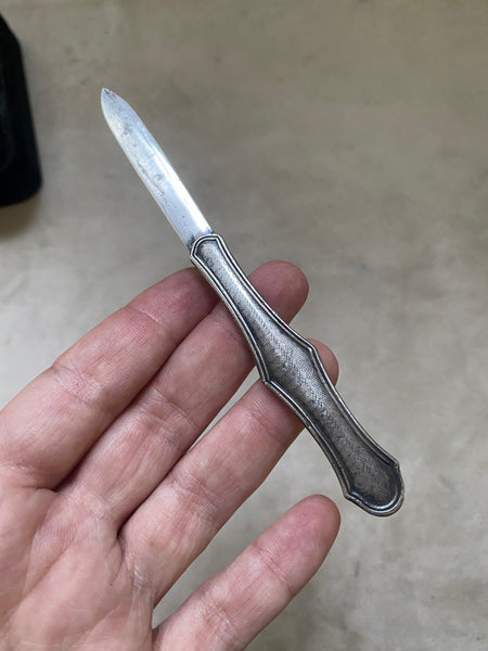 Antique Coin Silver Fruit Knife