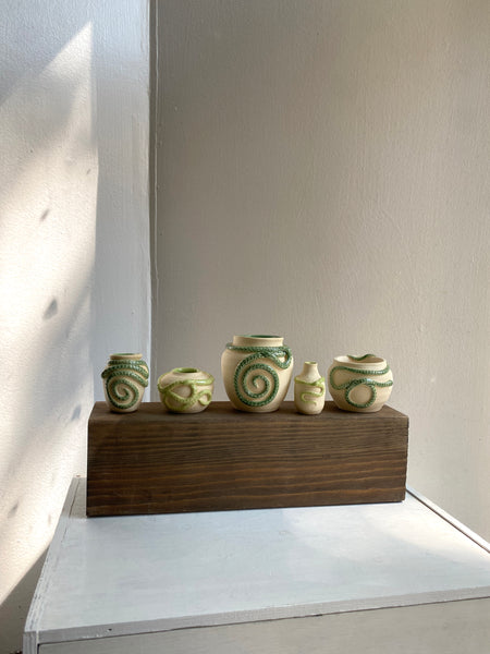 Mini Jade Snake Vase