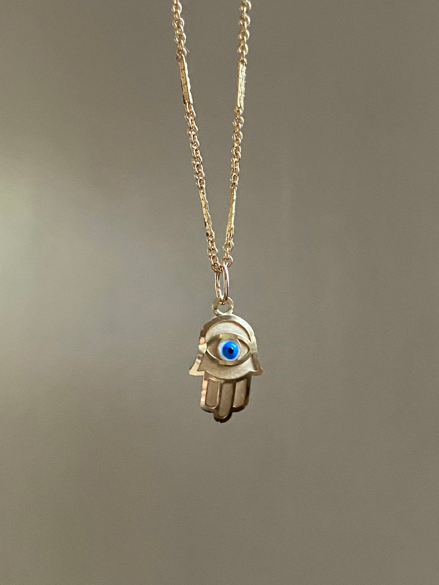 14k Gold Hamsa Charm