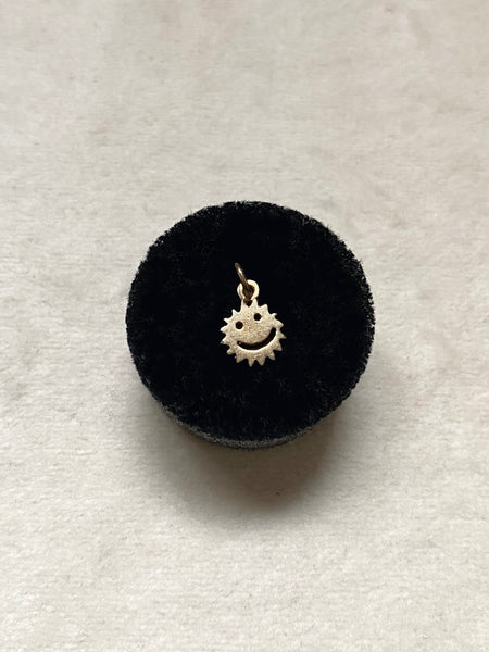 Vintage 14k Smiley Charm