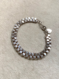 Vintage Chain o' Hearts Bracelet