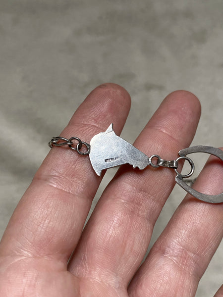 Vintage Sterling Horse Bit Choker Chain