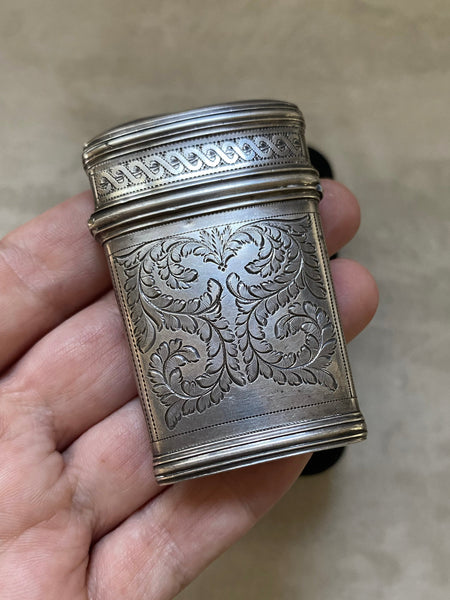 Early Victorian Sterling Silver Lancet Case