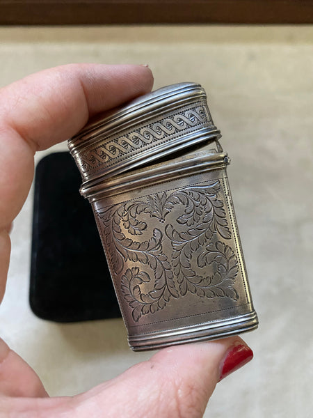 Early Victorian Sterling Silver Lancet Case