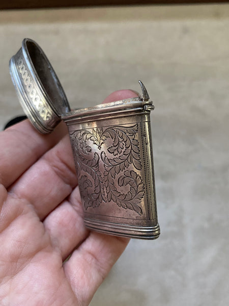 Early Victorian Sterling Silver Lancet Case