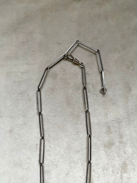 Vintage Sterling Silver Piggie Fob Necklace