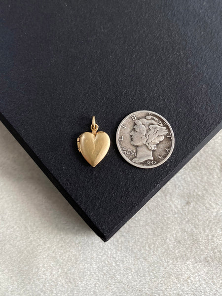 Vintage Precious Lil Heart Locket (14 karat)