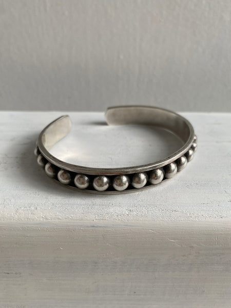 Vintage Heavy Gauge Dots Cuff
