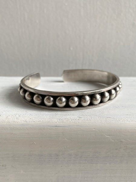 Vintage Heavy Gauge Dots Cuff