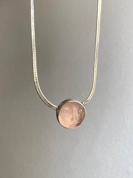 OOAK Pink Moon Necklace