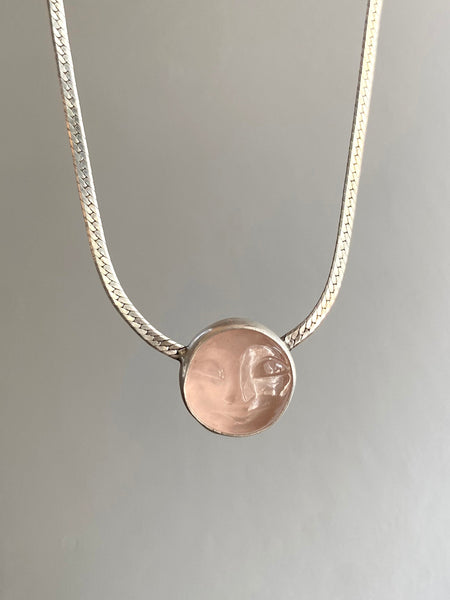 OOAK Pink Moon Necklace