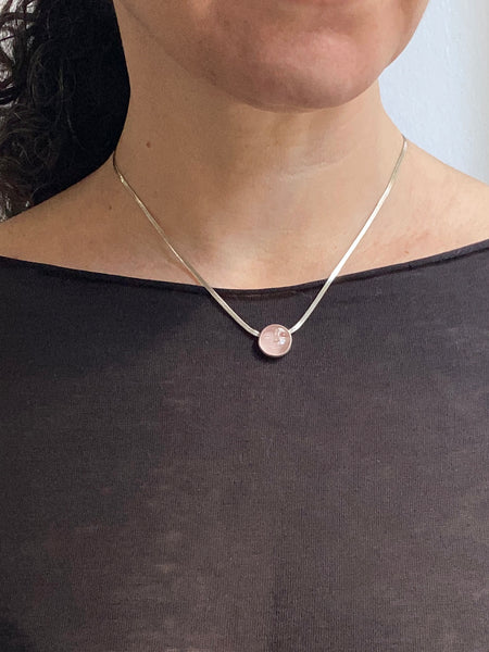 OOAK Pink Moon Necklace