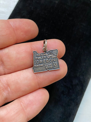 Vintage Oregon Charm