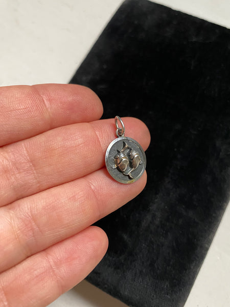 Vintage Pisces Charm
