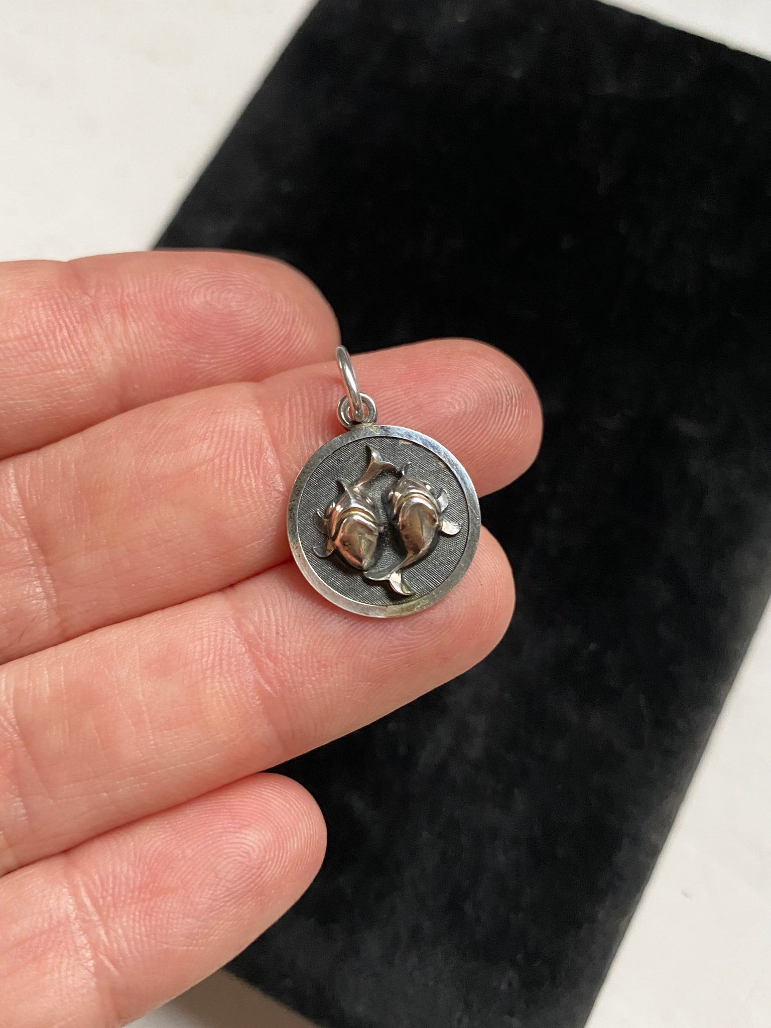 Vintage Pisces Charm
